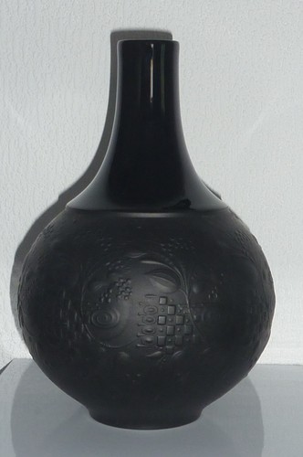 Schwarze rosenthal vase - vase, björn